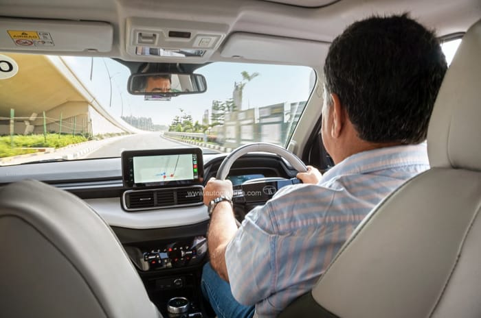 Tata Punch EV Hormazd driving